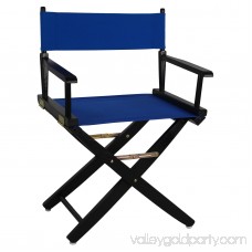 Extra-Wide Premium 18 Directors Chair Natural Frame W/Royal Blue Color Cover 563751170